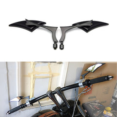 For Suzuki Intruder 700 800 1400 1500 Black Blade Motorcycle Rear View Mirrors