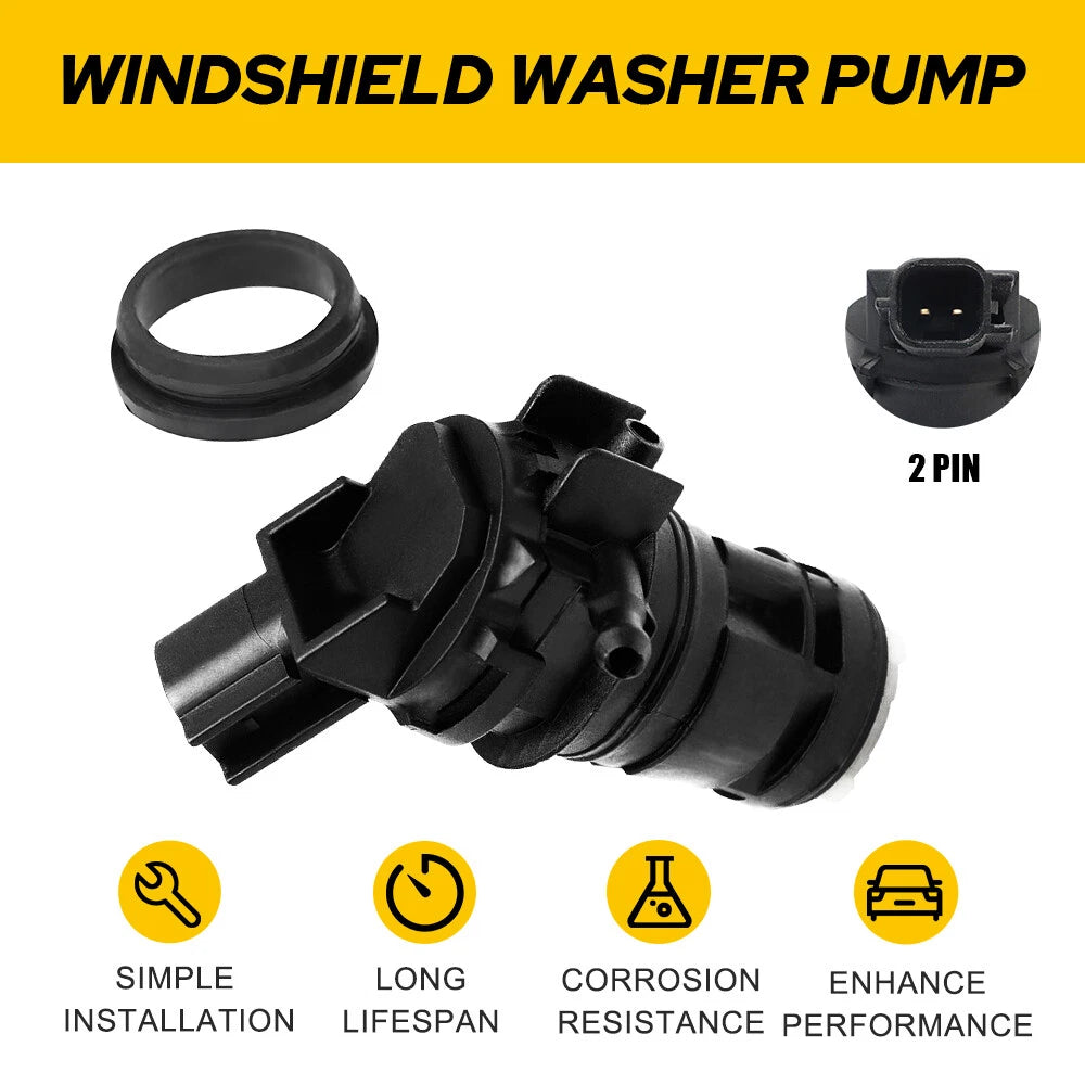 Windshield Washer Pump Wiper Water Wash Pump for Dodge Charger Challenger 08-22 6B93BC-57
