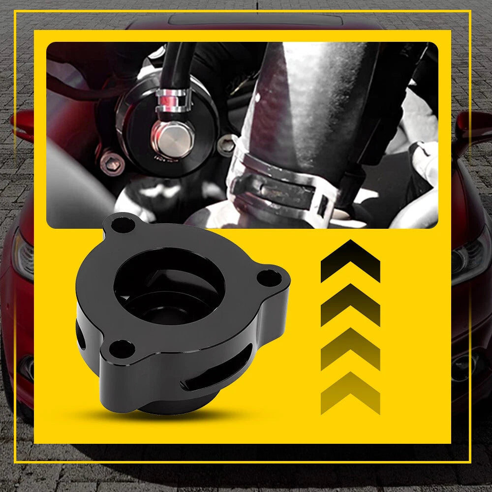 Black Turbo Blow Off Valve BOV Adapter For Ford Fusion 1.5 1.6 2.0L Ecoboost EOA 6B93BC-57