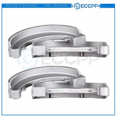 2 Pair Brake Shoes For Honda ATC250SX ATC250ES Big Red 250 1985-1987 Semi-Metal 6B93BC-57