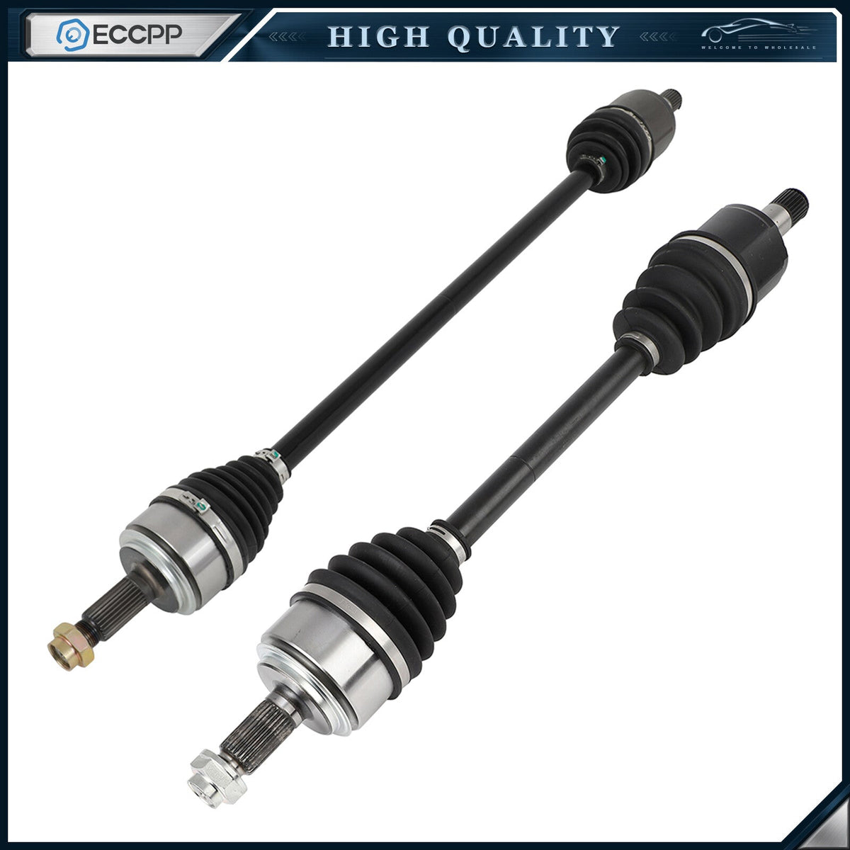 2Pcs CV Axles For 2003-2007 Honda Accord L4 2.4L Front Left & Right Automatic 6B93BC-57