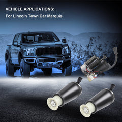 3PCS Rear Suspension Air Spring Bag + Compressor For Lincoln Town Car Marquis 6B93BC-57