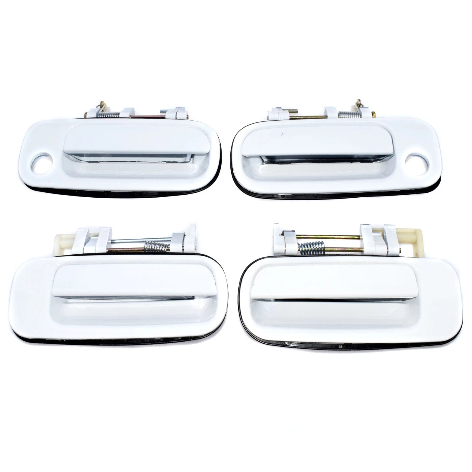 White Outside Door Handle Front / Rear Left / Right For Toyota Camry 1992-1996 6B93BC-57