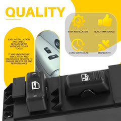 For 2000 01-2002 Chevy Tahoe GMC Yukon Window Switch Front Passenger 15045084 EA 6B93BC-57