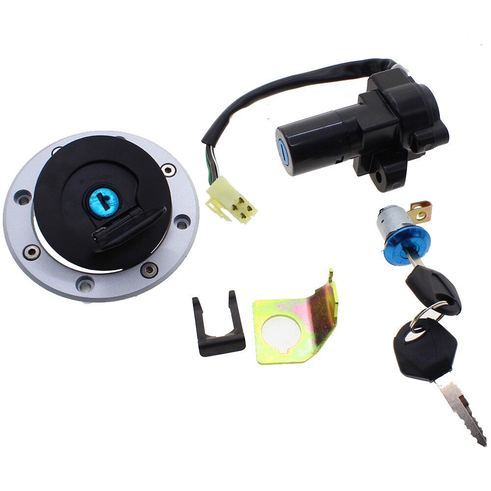 Lock Set Ignition Switch Fuel Gas Tank Cap w/Keys for Suzuki GS500 2001-2012 6B93BC-57