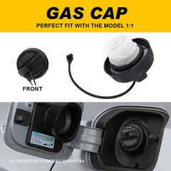 1 For Dodge 2011-2018 Durango Jeep Grand Cherokee Fuel Gas Black Cap Replacement 6B93BC-57