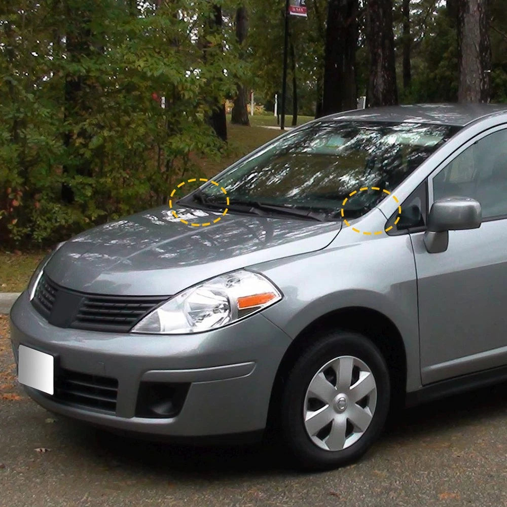 2PCS Cowl Grille Outer Cover Trim for for Nissan Versa 2007-2011 Left + Right US 6B93BC-57