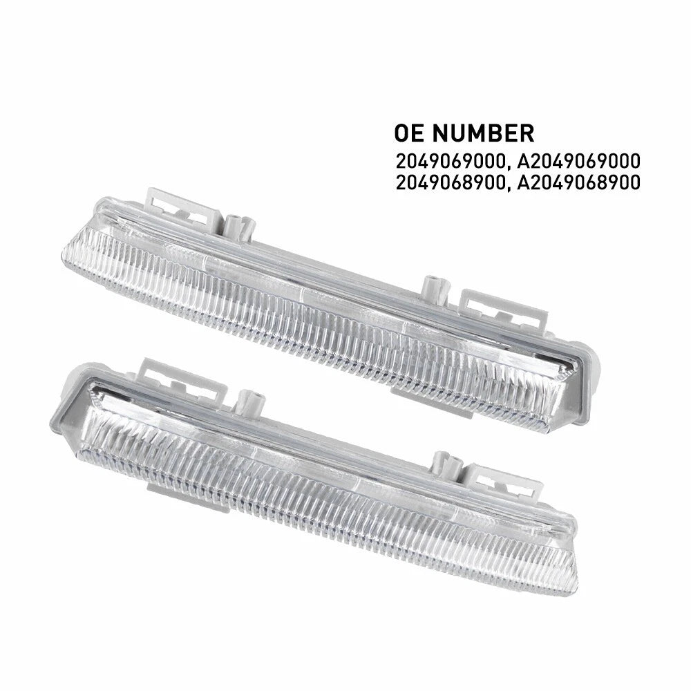 For 07-14 Mercedes Benz C Class W204 Clear Bumper Fog Light Lamp Left Right EOA 6B93BC-57