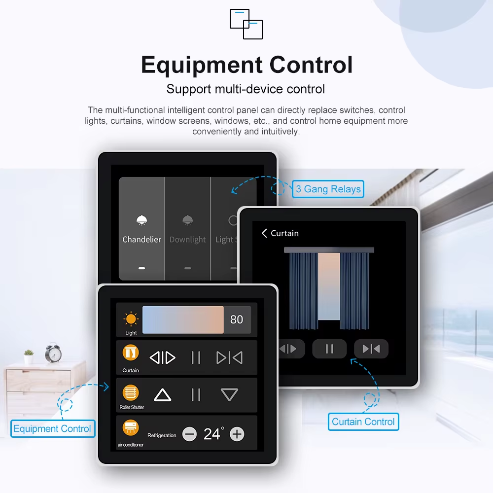 FUERS T3E T1E Smart Control Panel Switch Smart Home Automation System Tuya Switc 6B93BC-57