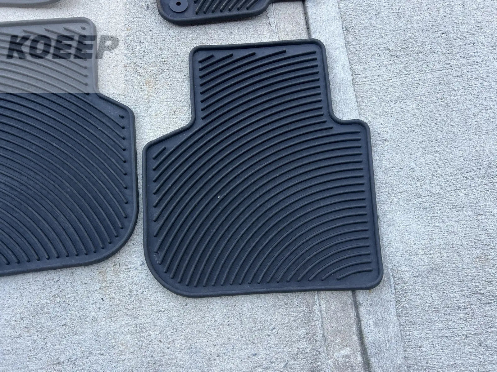 2012 - 2022 VW PASSAT INTERIOR ALLWEATHER RUBBER FLOOR MATS SET OEM 6B93BC-57