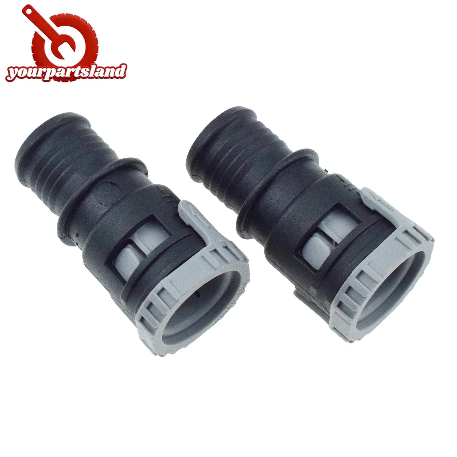 2PCS Heater Hose Connector For Ford C-Max Focus MK2 Escape Kuga 2.0L EcoBoost 6B93BC-57