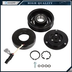 AC Compressor Clutch Kit for Chevrolet Equinox GMC Terrain 2015-2017 2.4L 6B93BC-57