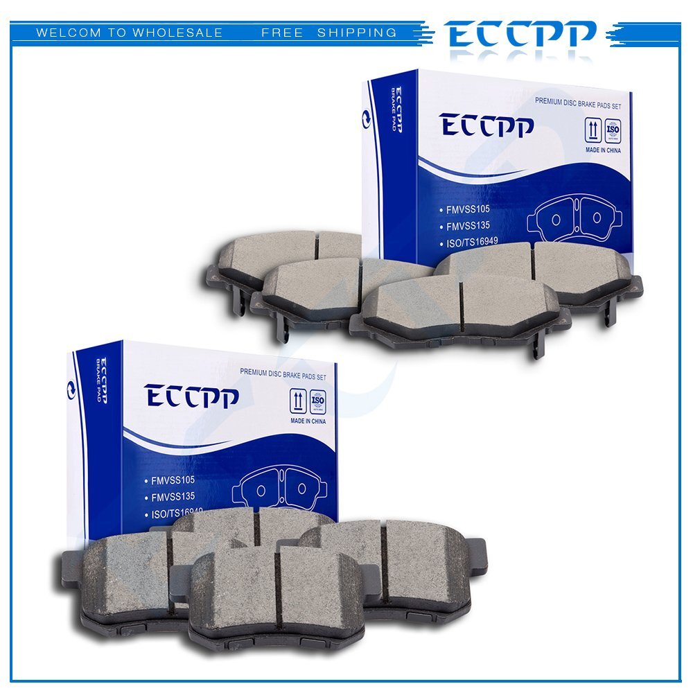 Front Rear Ceramic Brake Pads For 2002-2004 Honda CR-V 2003-2011 Honda Element 6B93BC-57