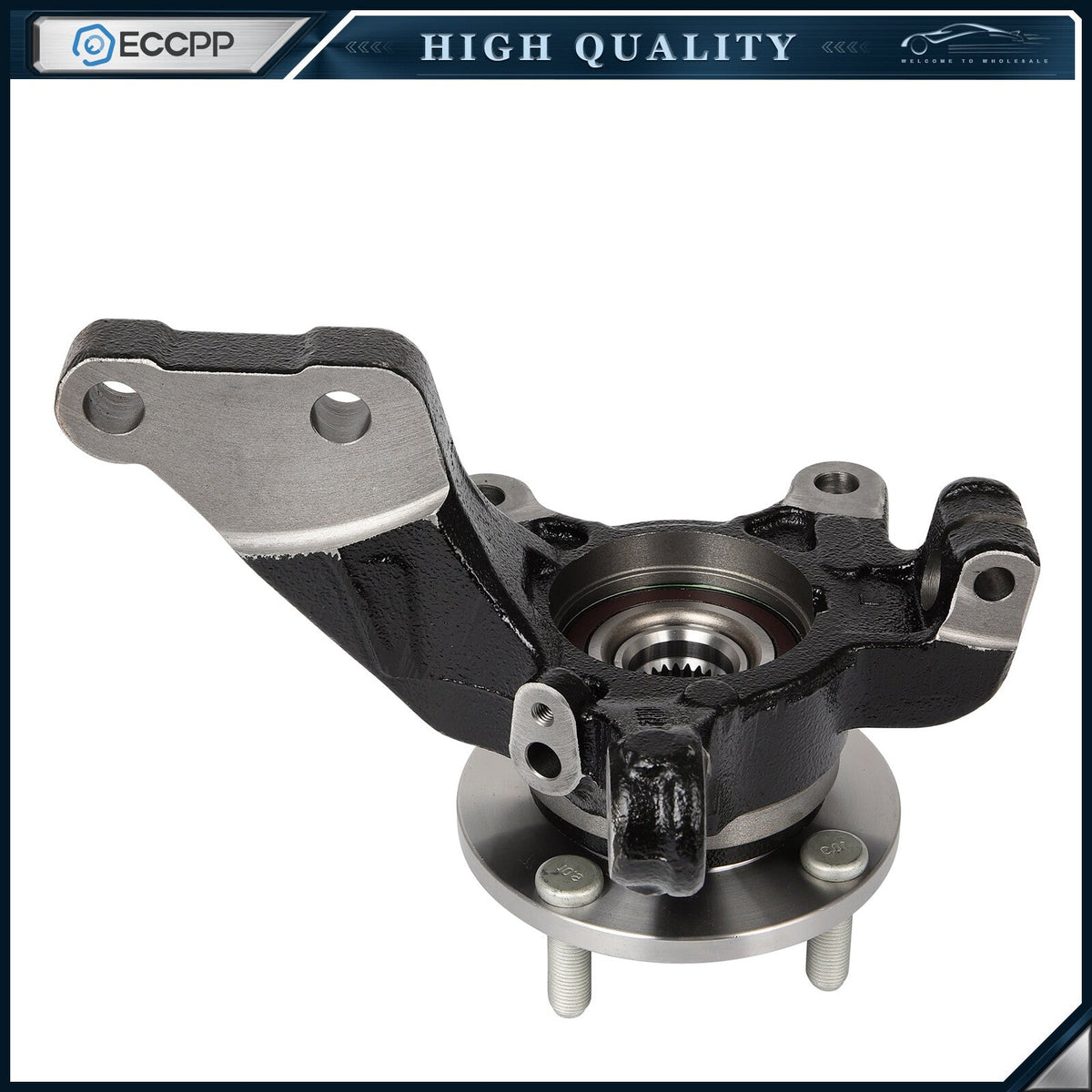 1Pc Front Left Wheel Hub Bearing Knuckle For Nissan Versa & Versa Note 2014-2019 6B93BC-57
