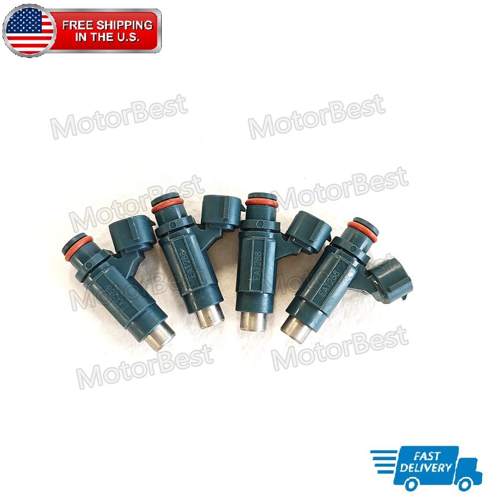4x Fuel Injector 49033-0013 For Kawasaki Ninja ZX6R 2007-12 ZX600 Z750 US Stock