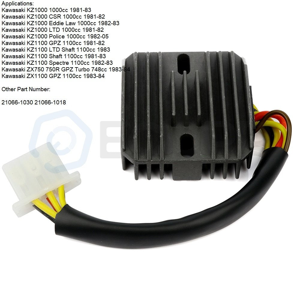 ECCPP 2Pcs Regulator Rectifier Fits KAWASAKI 21066-1030 21066-1018 ECCPP