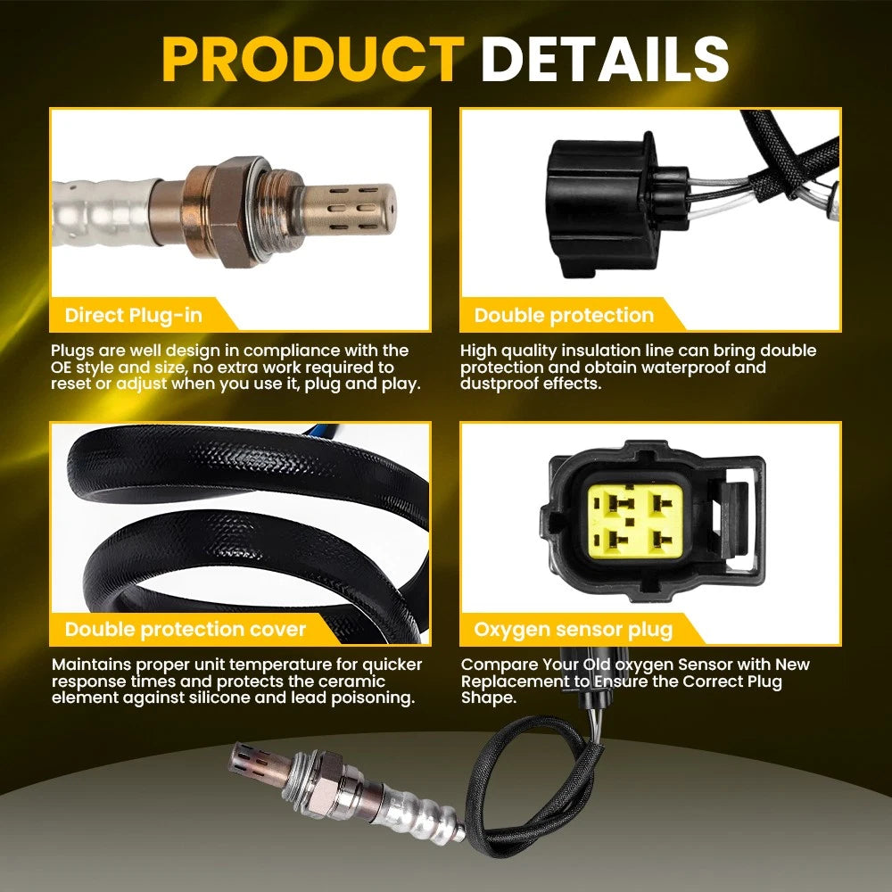 2X Oxygen Sensor Up Downstream For Jeep Compass Patriot 2.0L 2.4L L4 2011-2017 A 6B93BC-57