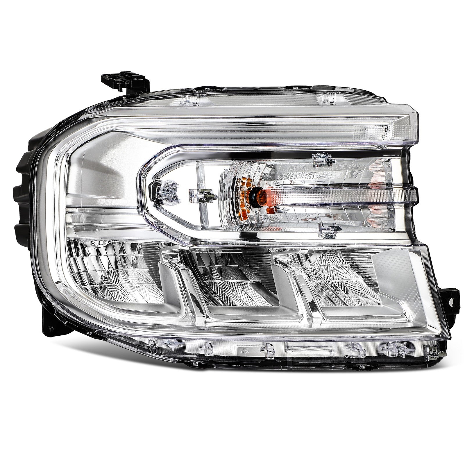 Passenger Right Side LED Headlight For 2022-2024 Ford Maverick 2.0L 2.5L Chrome 6B93BC-57