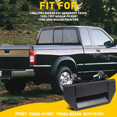 Outer Tailgate Handle Bezel Trim Fits Nissan D21 Hardbody Truck Pickup Frontier 6B93BC-57