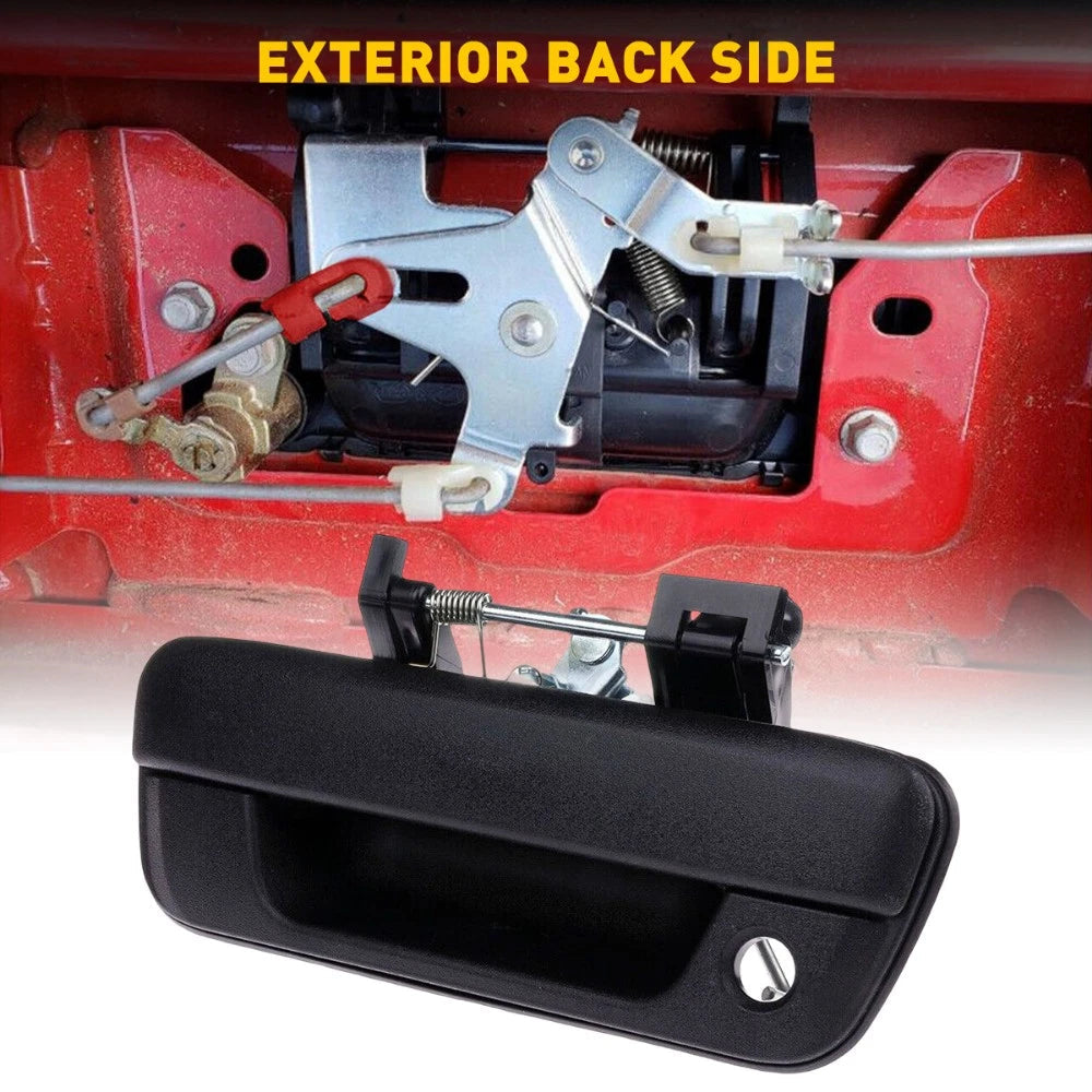 Tailgate Handle w/ Hole For 2004-2012 Chevrolet Colorado GMC Canyon Black Rear 6B93BC-57