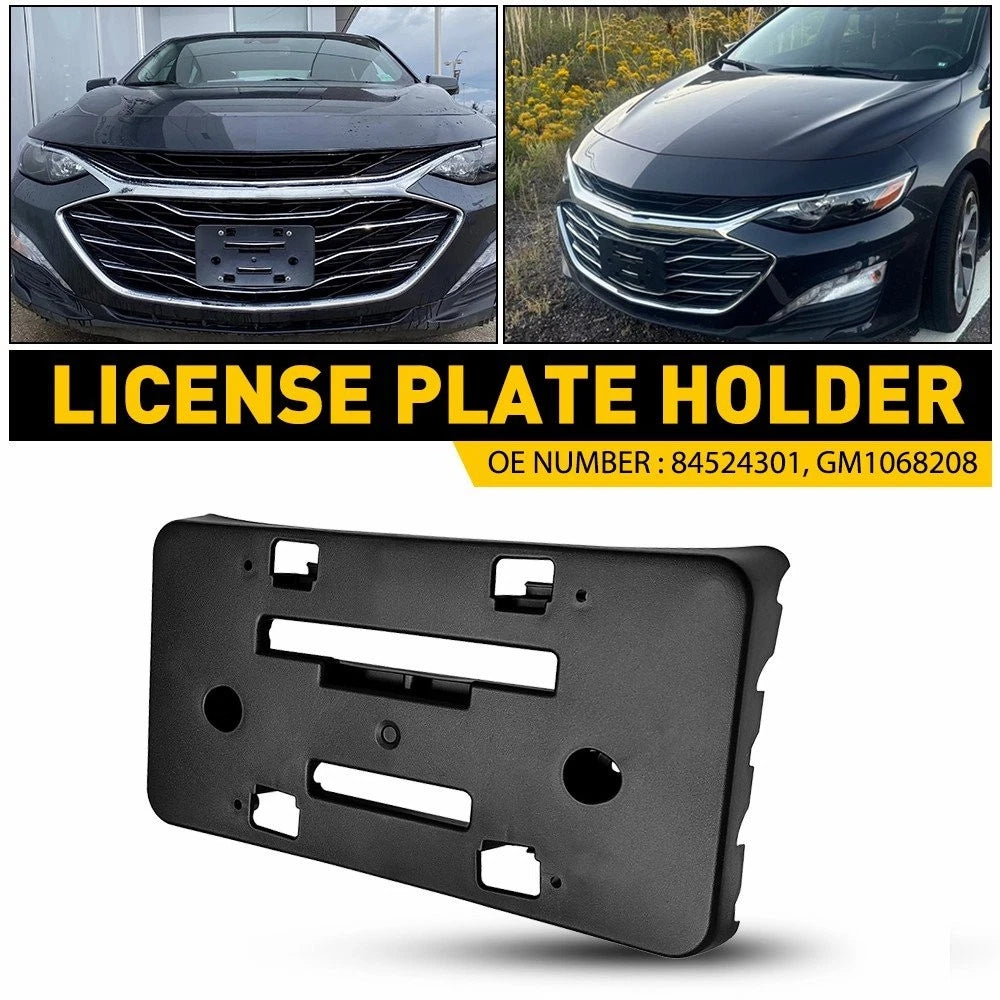For 2019 20-2023 Chevy Malibu Front License Plate Tag Bracket Holder 84524301 EA 6B93BC-57