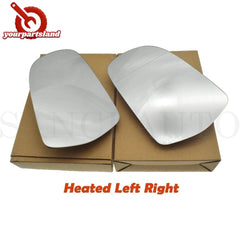 LH RH Mirror Glass w/ Backing Heated 2PCS for Audi A5 A3 8P S5 A4 B8 8K0857536F 6B93BC-57