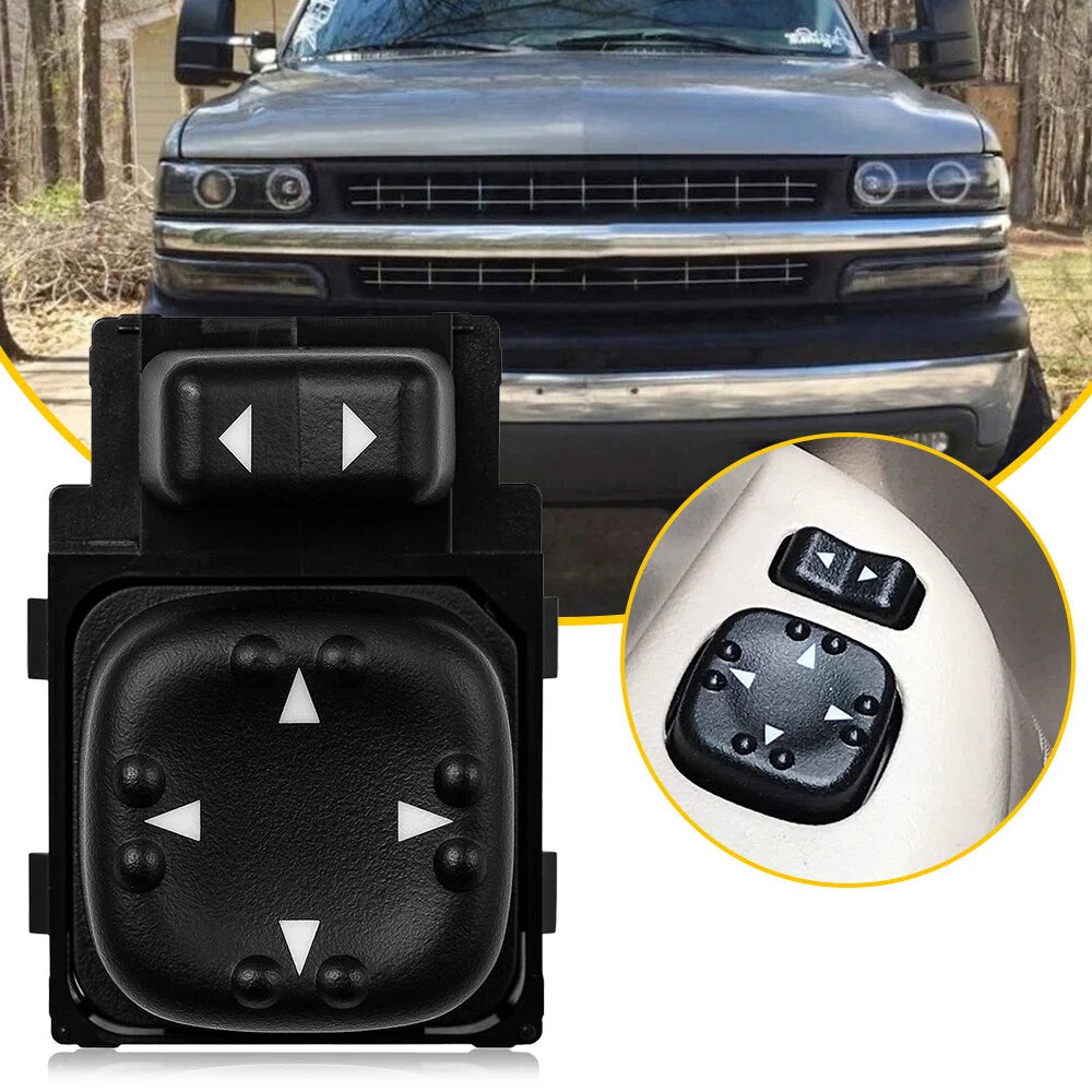 Left Driver Power Mirror Switch Control 15045085 Fits Chevy Silverado GMC Sierra 6B93BC-57