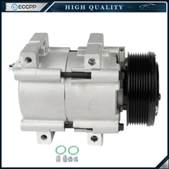 A/C Compressor with 8-Groove Pulley for Ford Excursion 2000 2001-2003 V8 7.3L 6B93BC-57