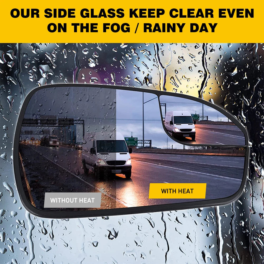 Right Passenger Side Power Heated Mirror Glass For Ford Fusion 2013-2020 EOA 6B93BC-57