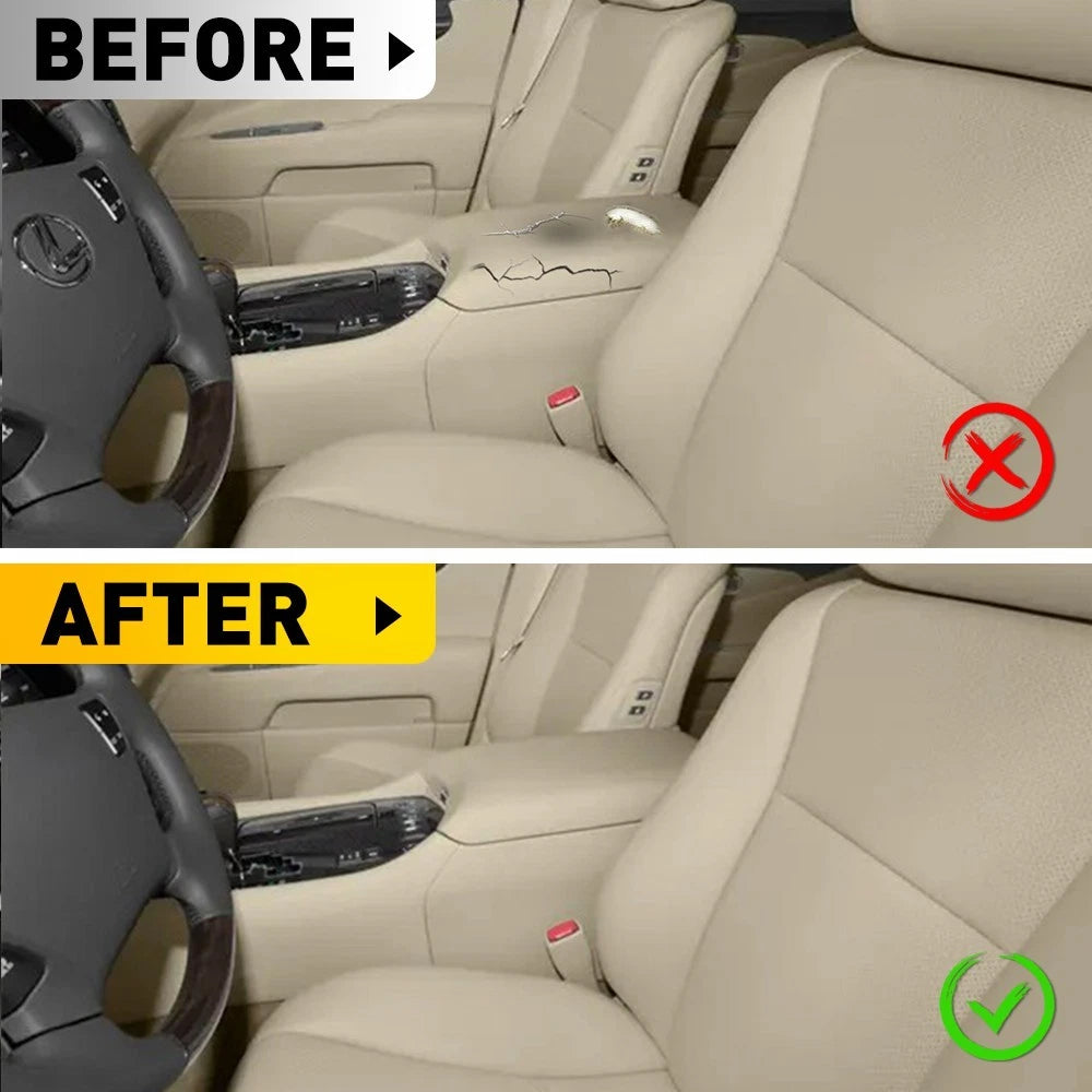Fits 2007-2012 Lexus LS460 Leather Center Console Armrest Lid Cover Alabaster EA 6B93BC-57
