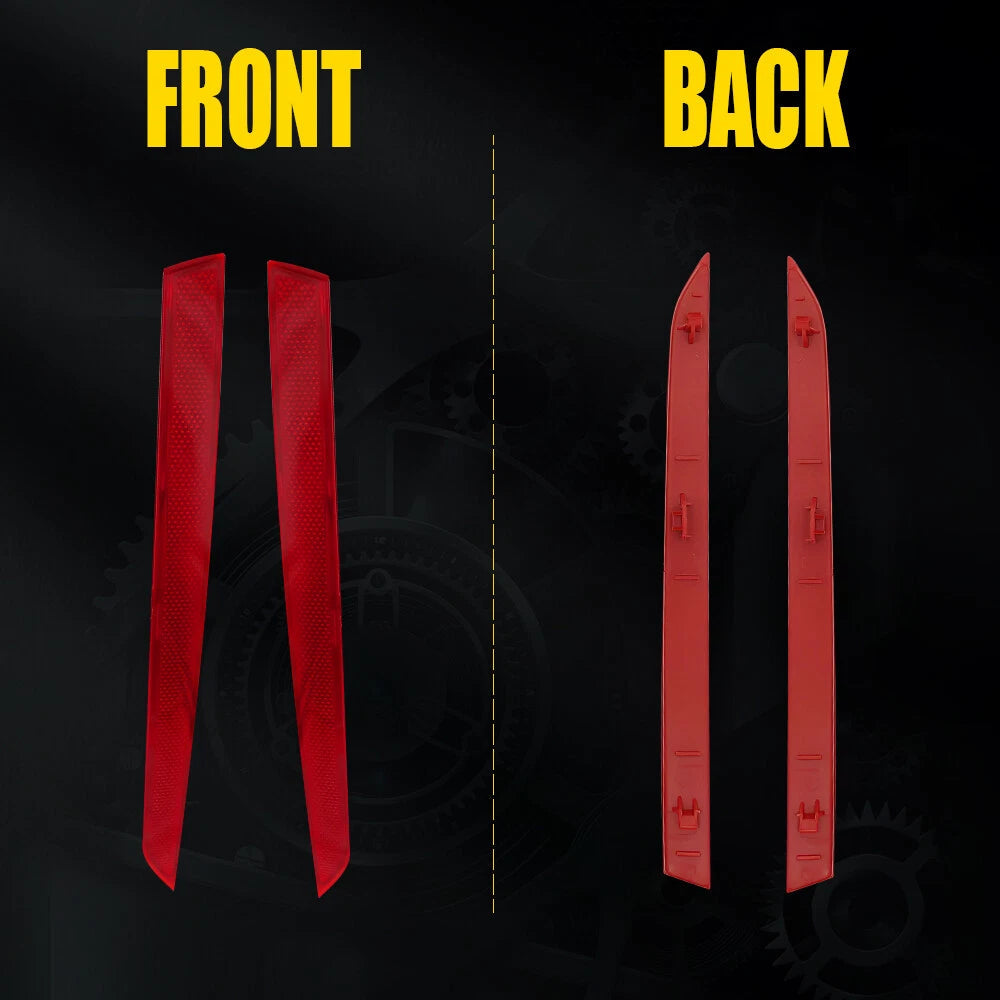 Pair Rear Bumper Reflector For Case 12-17 BMW 3-Series F30 M F31 Sport 330i 340i 6B93BC-57