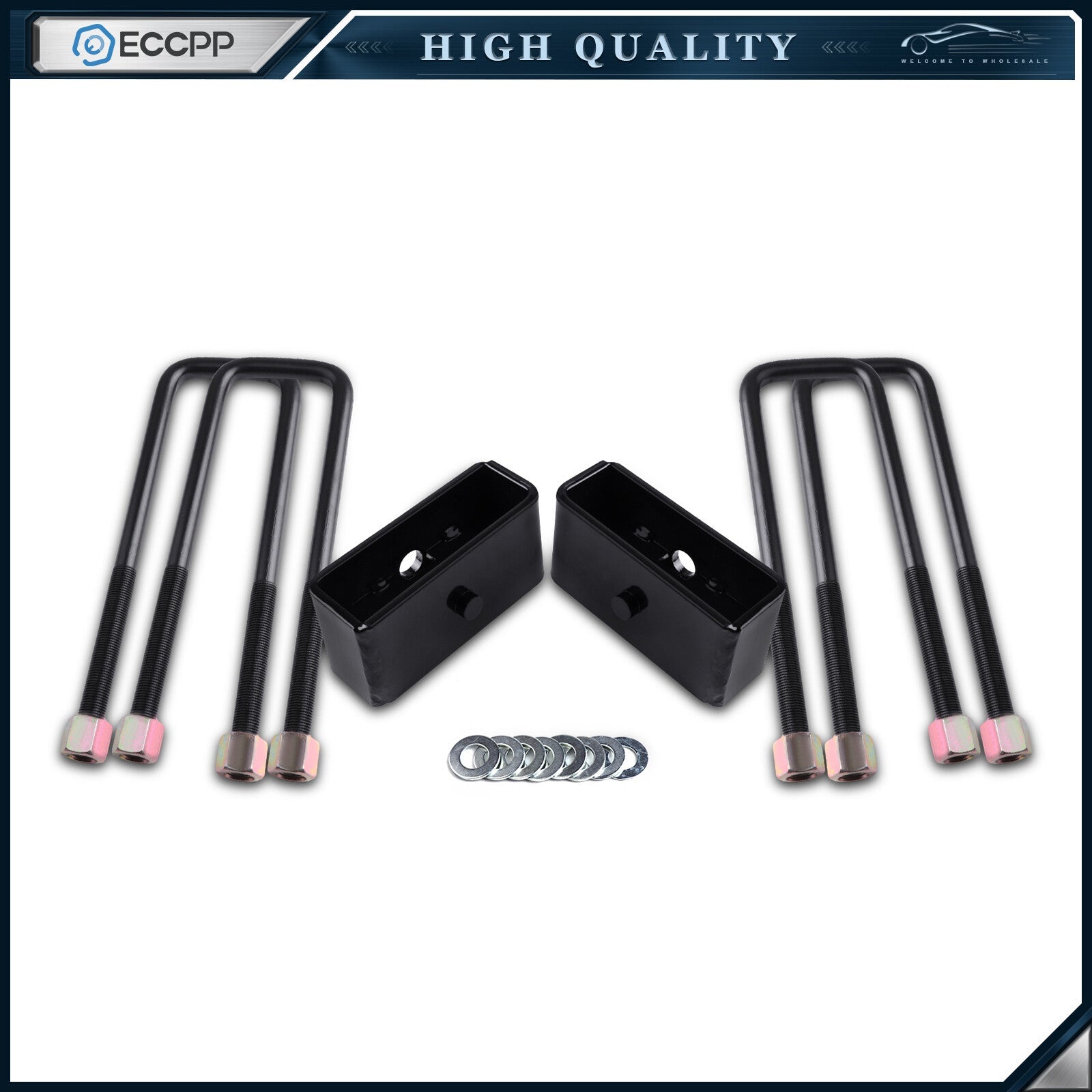 ECCPP 2'' Rear Leveling Kit & 2 Front Complete Struts For Nissan Titan 2004-2015 ECCPP