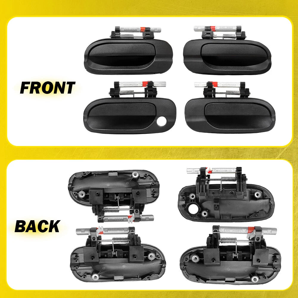 4pcs Exterior Door Handles Set Fits for 2000-2006 Nissan Sentra Front & Rear EOA 6B93BC-57