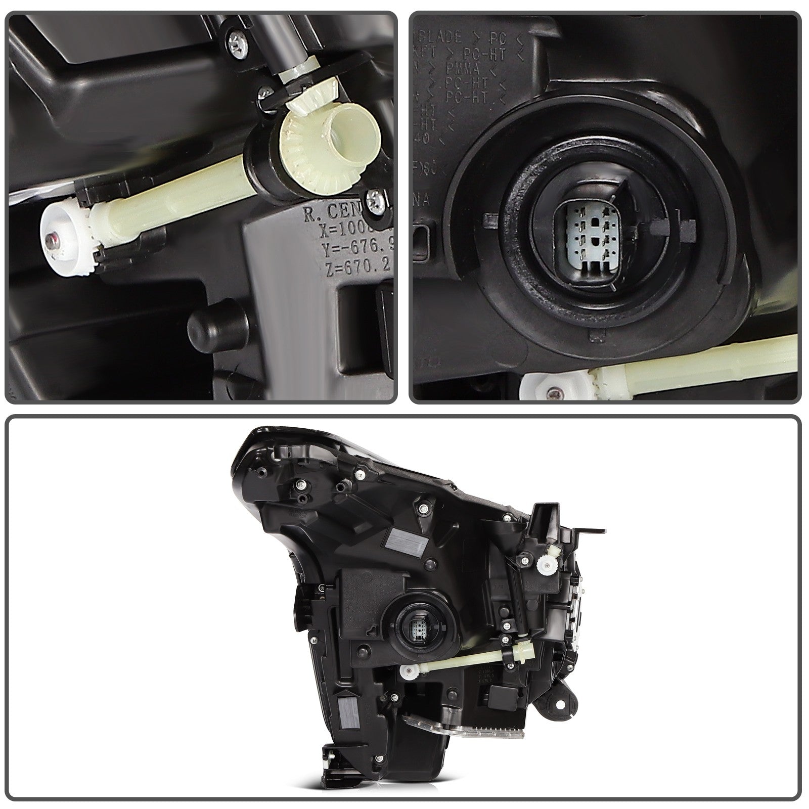 Left Driver Side Headlight Assembly For 2018-2019 Cadillac XTS w/LED DRL 6B93BC-57