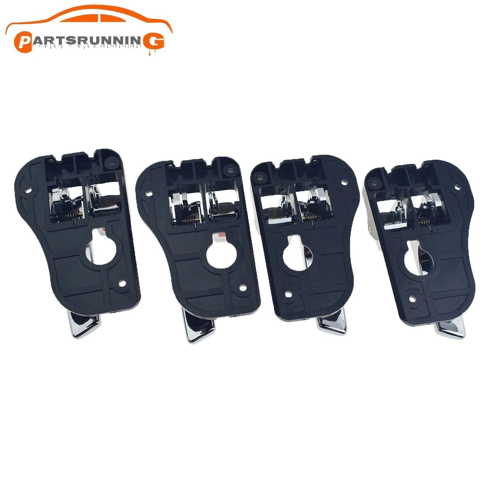 4PCS Front Rear Left Right Interior Door Handle Chrome for Kia Rondo 2007-2012 6B93BC-57