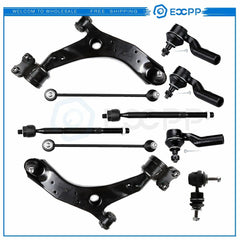 For Mazda 3 & 5 10Pcs Front Control Arms Rear Sway Bar Links Tie Rods Suspension 6B93BC-57