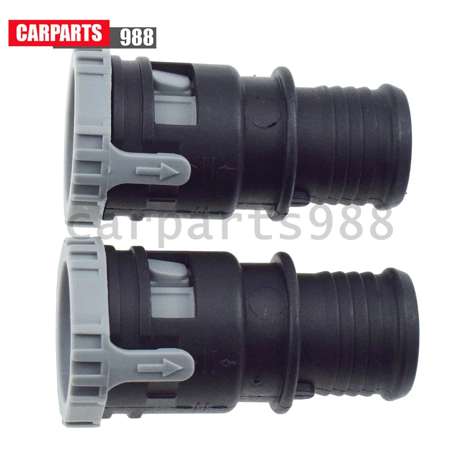 2Pcs Heater Hose ConnectorsF Fit For Ford Focus 2 Escape Kuga EcoBoost 1495393 6B93BC-57