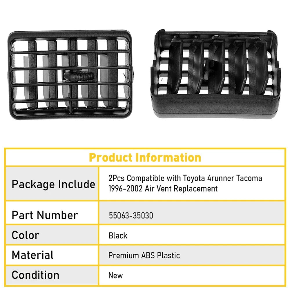 For Toyota 1996-2002 Air Dash Vent 4runner Center Set Of 2 x 55063-35030 EOA 6B93BC-57