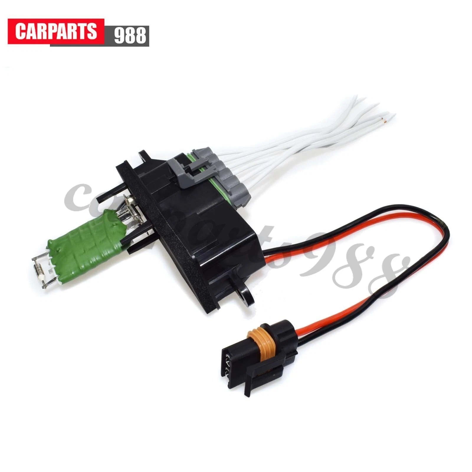 Heater Blower Motor Resistor & Connector For Chevrolet Astro GMC Safari 89018436 6B93BC-57
