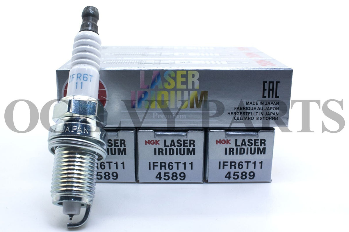NGK Laser Iridium Spark Plugs 4589 For Toyota Lexus Set (6) IFR6T-11