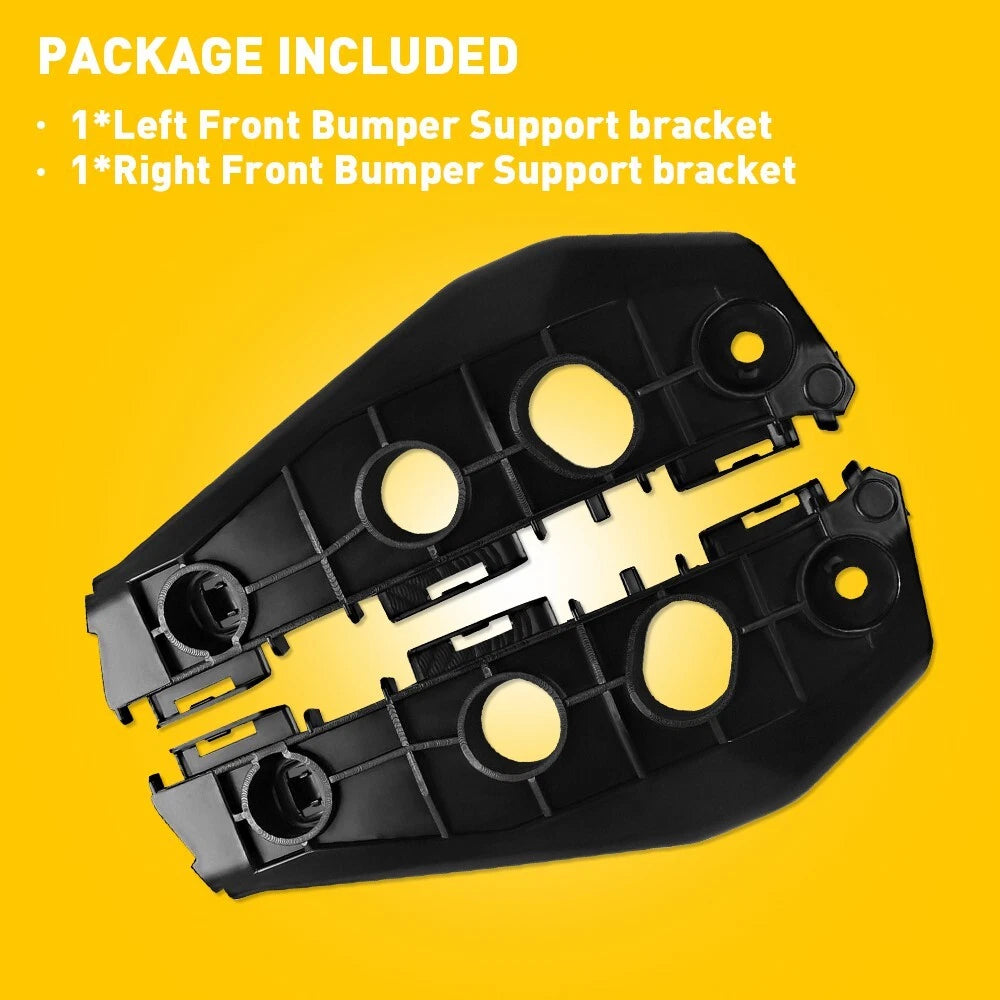 LH & RH PAIR Front Bumper Brackets for 2011-2013 Toyota Corolla US 6B93BC-57