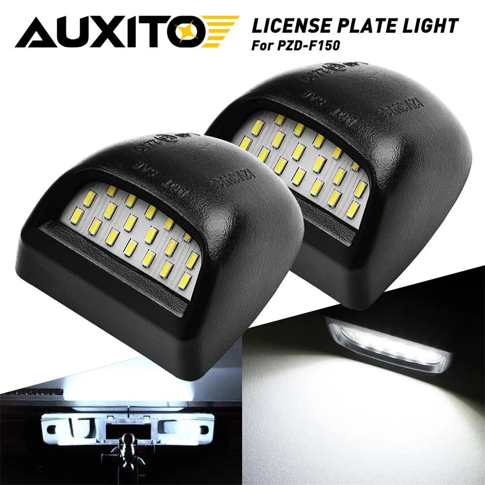LED License Plate Light Assembly For GMC Sierra Chevy Silverado 1500 2500 3500 A 6B93BC-57