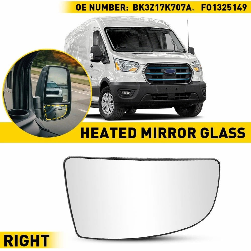 Mirror Glass Lower Passenger Side Right For Ford Transit 150 250 350 2015-21 EOA 6B93BC-57