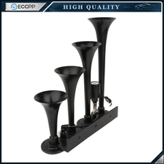 150psi 0.8G Air Horn Include 4 Trumpet Train Sound & Compressor Full System Kit 6B93BC-57