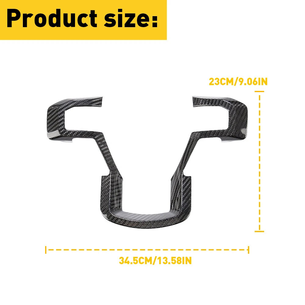 Steering Wheel Cover Trim Interior Accessories For Ford F150 F250 F350 17-20 EOA 6B93BC-57