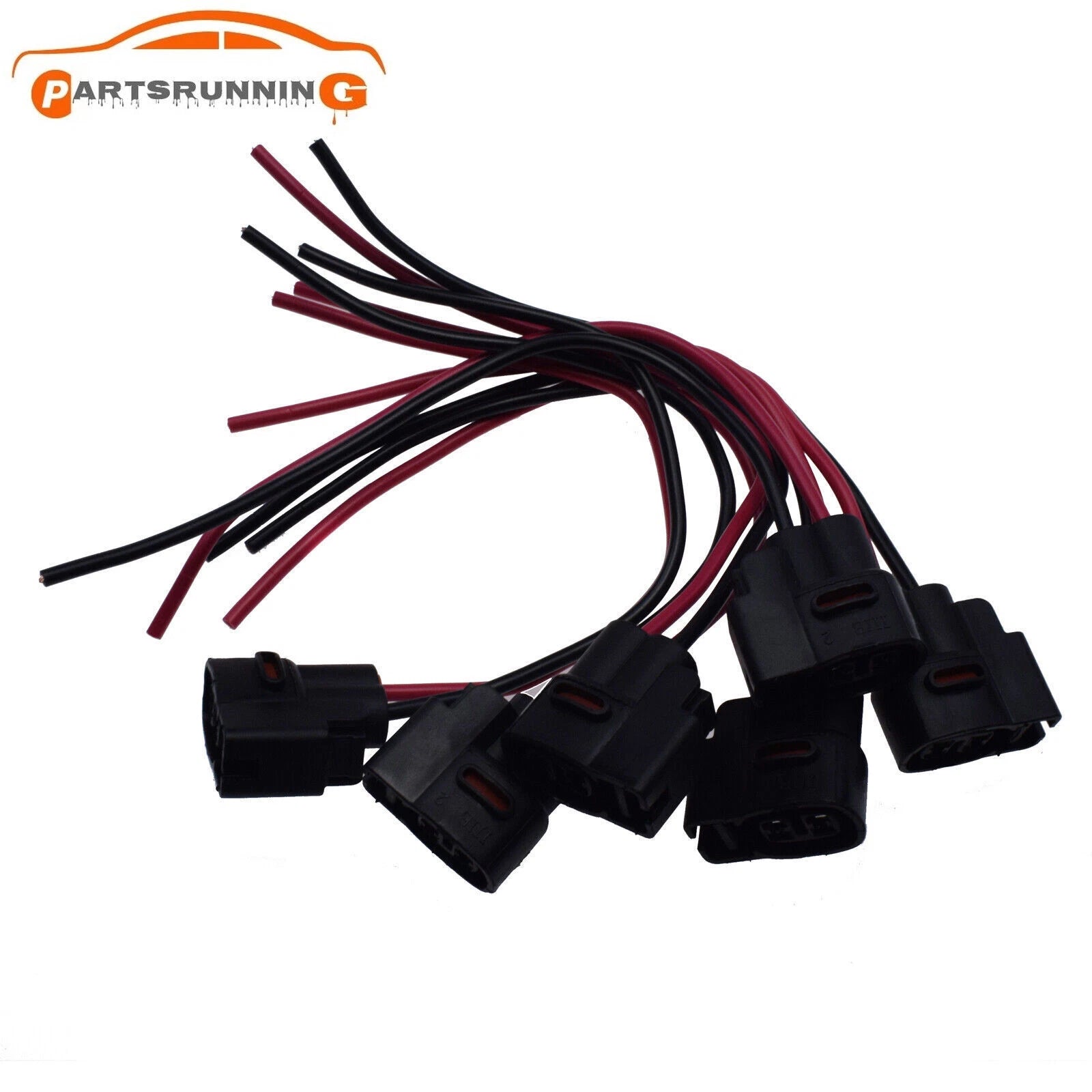6PCS Ignition Coil Connector Harness Wire Pigtail For Chrysler Dodge Plymouth V6 6B93BC-57