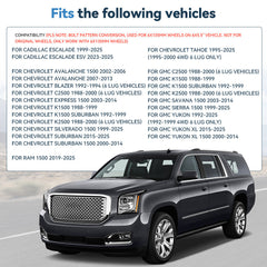 2 Pcs 1.25" 6x5.5 to 6x135 Wheel Adapters 14x1.5 For Chevy Silverado Sierra 1500 6B93BC-57