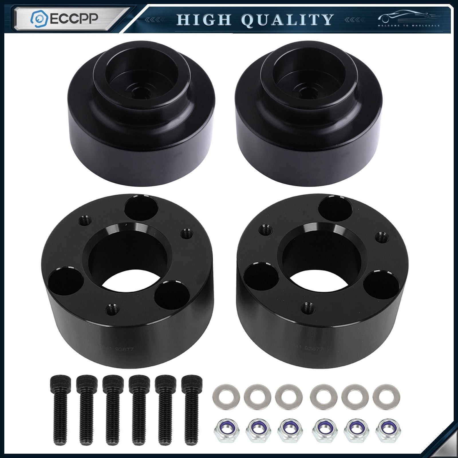 ECCPP 3.5" Front & 1.5" Rear Leveling Lift Kit For 2009-2024 Dodge Ram 1500 4WD ECCPP