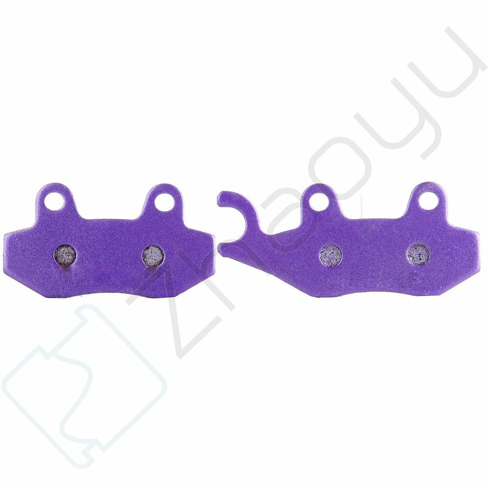 2 Pairs Brake Pads Front/Rear For Kawasaki KLR650 BN125A EX250J Carbon Fiber 6B93BC-57