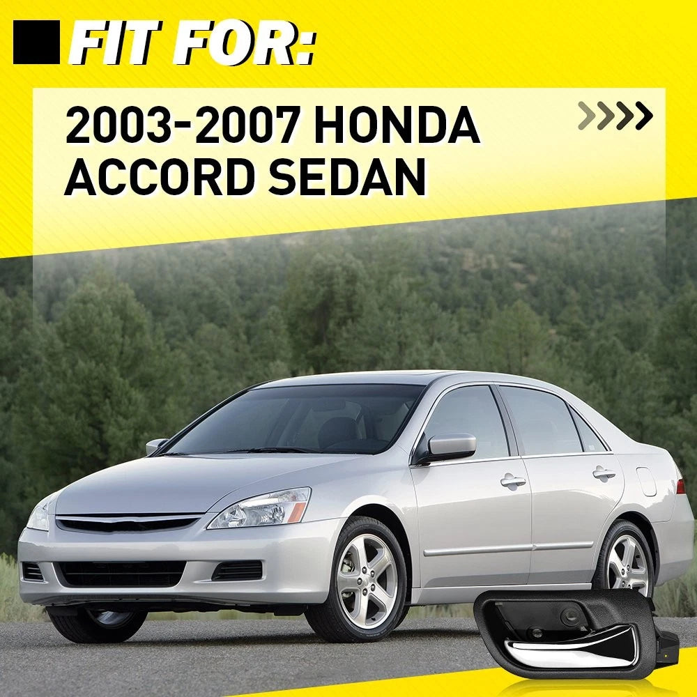 4X Front+Rear Left Right Door Handle Inside For 2003 04 05-07 Honda Accord Sedan 6B93BC-57